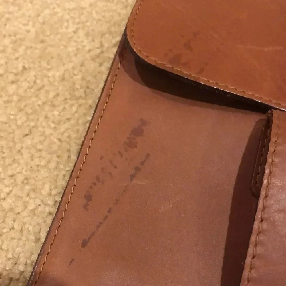 ITALIAN leather purse/briefcase - Picture 10 of 11